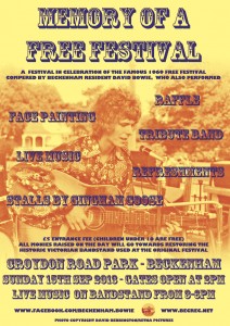 Free festival in memory of 1969