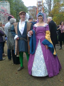 Mr and Mrs Beck from the town coat of arms
