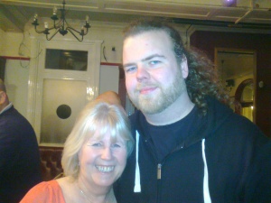 Pauline and Daniel on their last night at the William