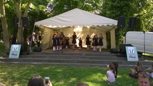 Balgowan School Irish Dancers danced their feet off! 