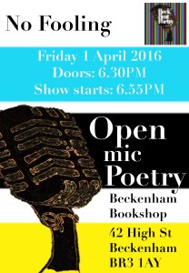 Open mic Poetry